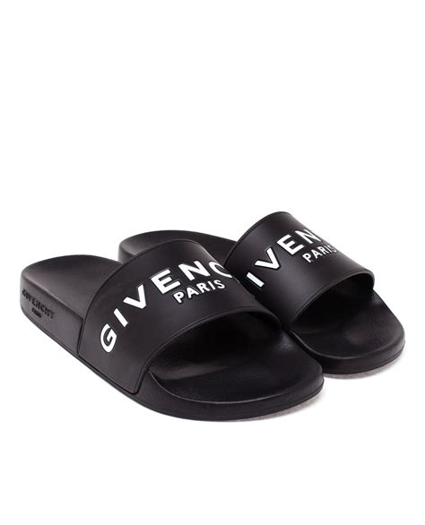 givenchy sliders black and white|givenchy slides on sale.